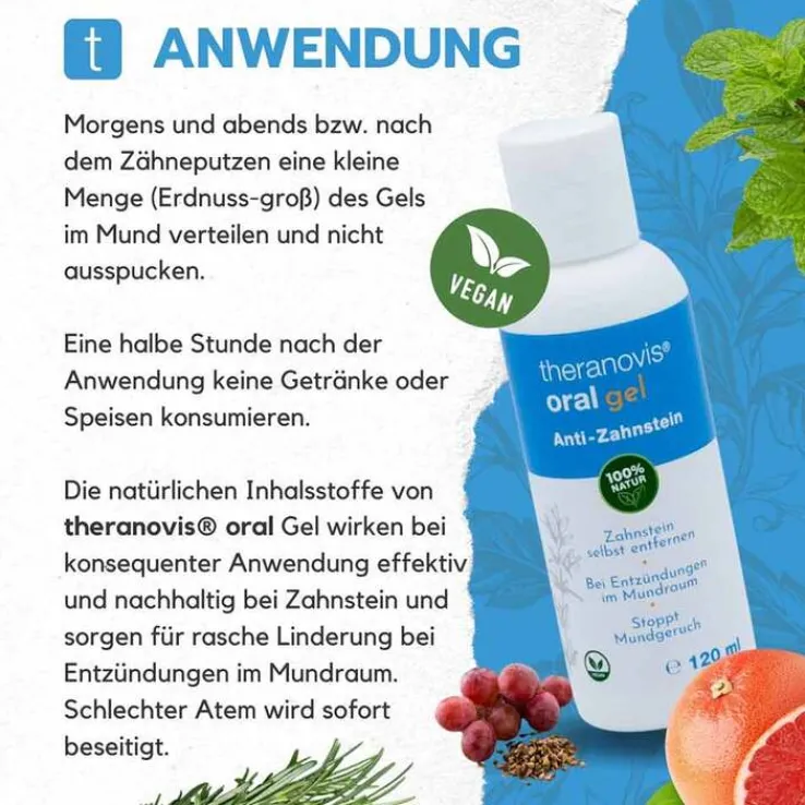 Theranovis oral Zahnstein Gel, 120 ml