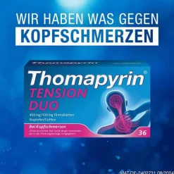 Thomapyrin TENSION DUO 400 mg / 100 mg Filmtabletten, 36 St