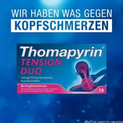 Thomapyrin TENSION DUO 400 mg / 100 mg Filmtabletten, 12 St