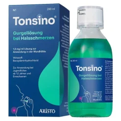 Tonsino Gurgellösung bei Halsschmerzen, 240 ml
