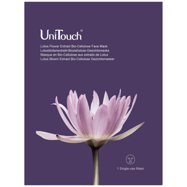 Unitouch Lotusblütenex.-Biozellulose Gesichtsmaske, 26 ml