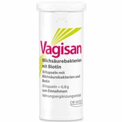 Vagisan Milchsäurebakterien mit Biotin Kapseln, 30 St