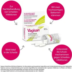 Vagisan Probioflora Milchsäure-Bakterien Hartkapseln , 8 St