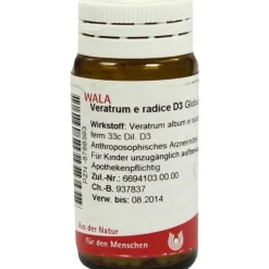Veratrum e Radice D 3 Globuli, 20 g