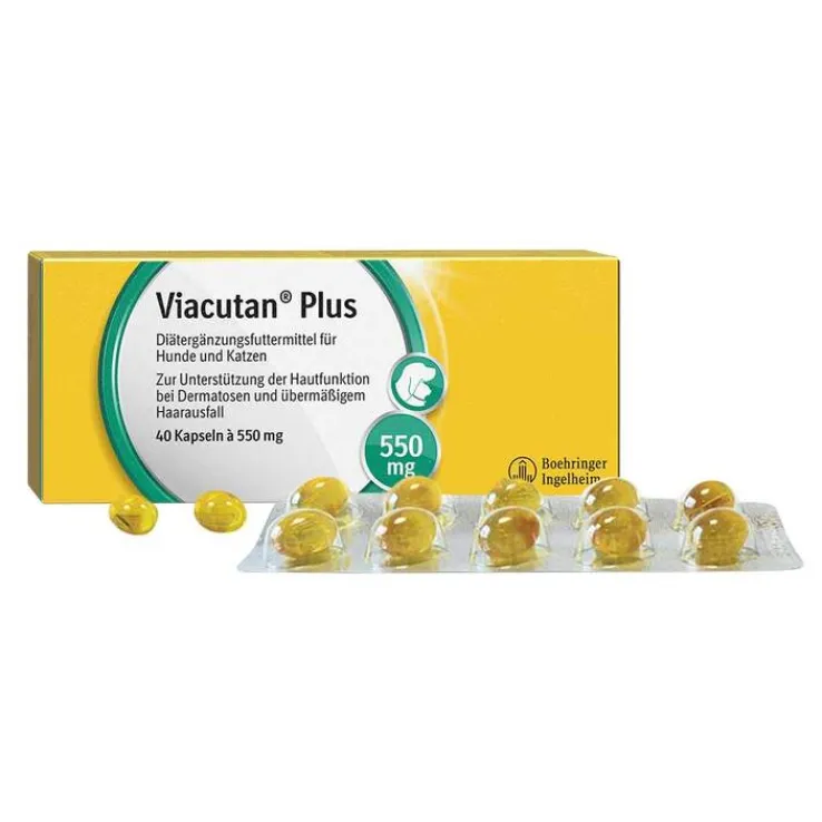 Viacutan Plus Kapseln vet. (für Tiere), 40 St