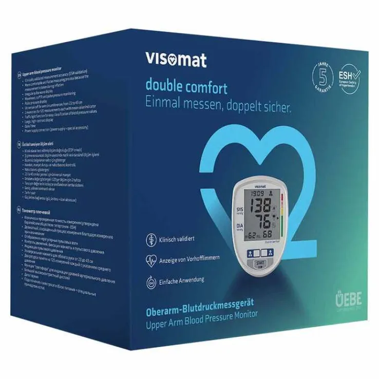 Visomat double comfort Oberarm Blutdruckmessger., 1 St