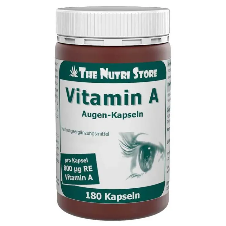 Vitamin A 800 µg Augen Kapseln, 180 St