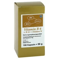 Vitamin B6 + B12 + Folsäure N Kapseln, 100 St