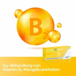 Vitamin B2 axicur® 10 mg Tabletten, 20 St
