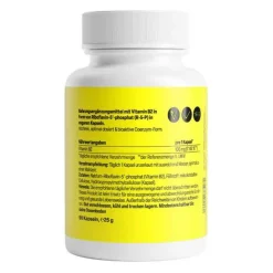 Vitamin B2 Forte 100 mg bioaktives R5P Kapseln, 90 St