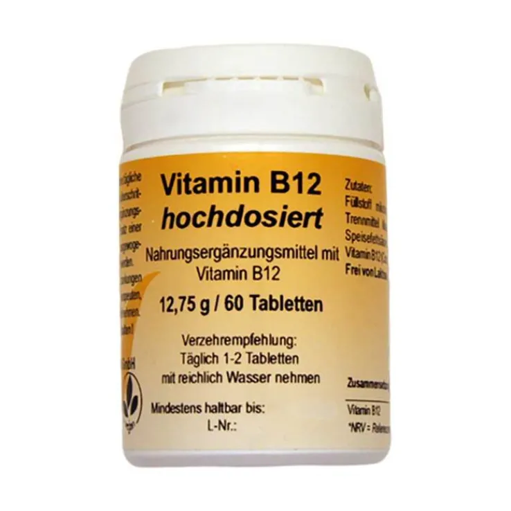 Vitamin B12 Hochdosiert Tabletten, 60 St