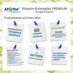 Vitamin B Komplex Premium Tabletten, 60 St