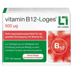 Vitamin B12-Loges 500 µg Kapseln, 180 St