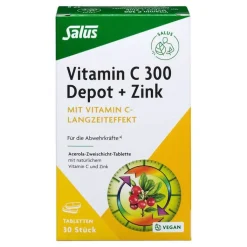 Vitamin C 300 Depot + Zink Salus Tabletten, 30 St