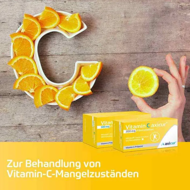 Vitamin C axicur® 200 mg Filmtabletten, 100 St