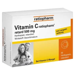 Vitamin C-ratiopharm® retard 500 mg Kapseln, 30 St