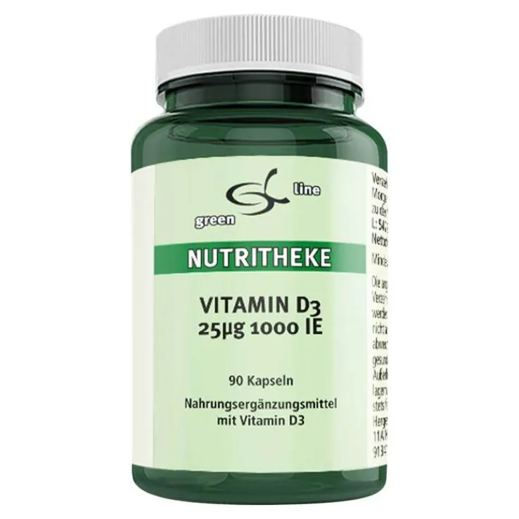 Vitamin D3 25 µg 1.000 I.E. Kapseln, 90 St