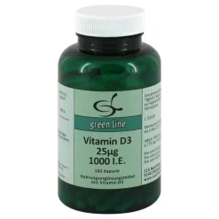 Vitamin D3 25 µg 1.000 I.E. Kapseln, 180 St