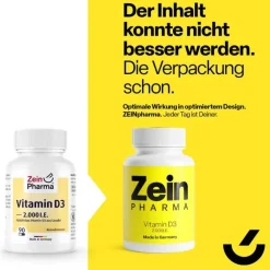 Vitamin D3 2.000 I.E. Kapseln, 90 St