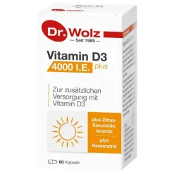 Vitamin D3 4000 I.E. plus Kapseln, 60 St