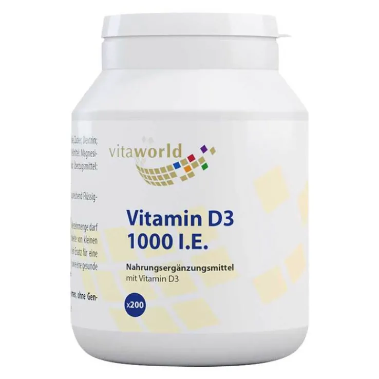 Vitamin D3 1.000 I.E. pro Tag Tabletten, 200 St