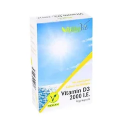 Vitamin D3 2000 I.E. Vegi Kapseln, 60 St
