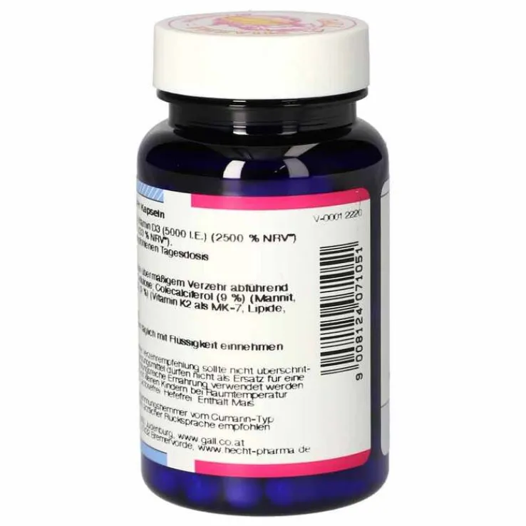 Vitamin D3 + K2 GPH Kapseln, 60 St