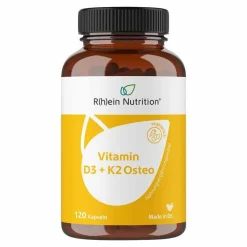 Vitamin D3 + K2 Osteo 2.000 I.E. Vit.D3 + 80 µg K2 Kps, 120 St
