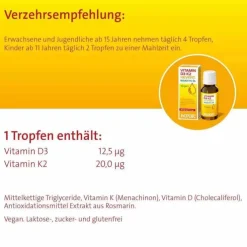 Vitamin D3 K2 Hevert Bioaktiv Öl, 20 ml