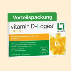 Vitamin D-Loges 5.600 I.E. Kautabletten, 60 St