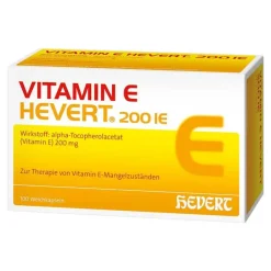 Vitamin E Hevert 200 I.E. Weichkapseln, 100 St