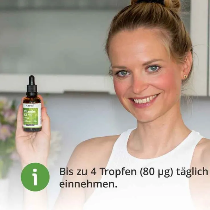 Vitamin K2 Tropfen MK7 vegan, 50 ml