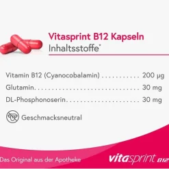 vitasprint B12 Kapseln, 20 St