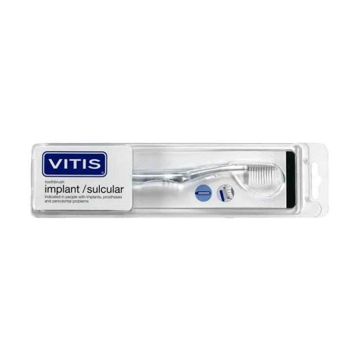 Vitis implant sulcus / sulcular Zahnbürste, 1 St