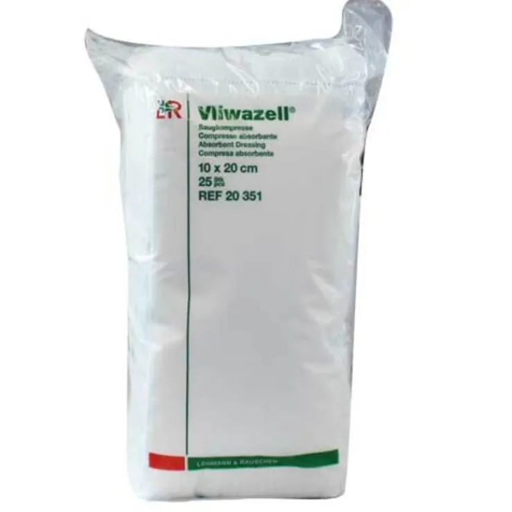 Vliwazell Kompressen 10x20cm, 25 St