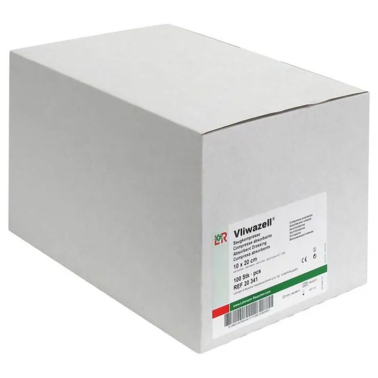 Vliwazell Kompressen 10x20cm, 100 St