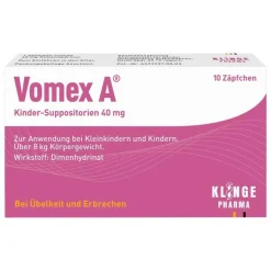 Vomex A® Kinder-Suppositorien 40 mg, 10 St