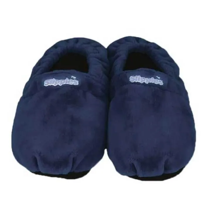 Warmies Slippies Schuhe Classic Größe 41 - 45 dunkelbl., 1 St