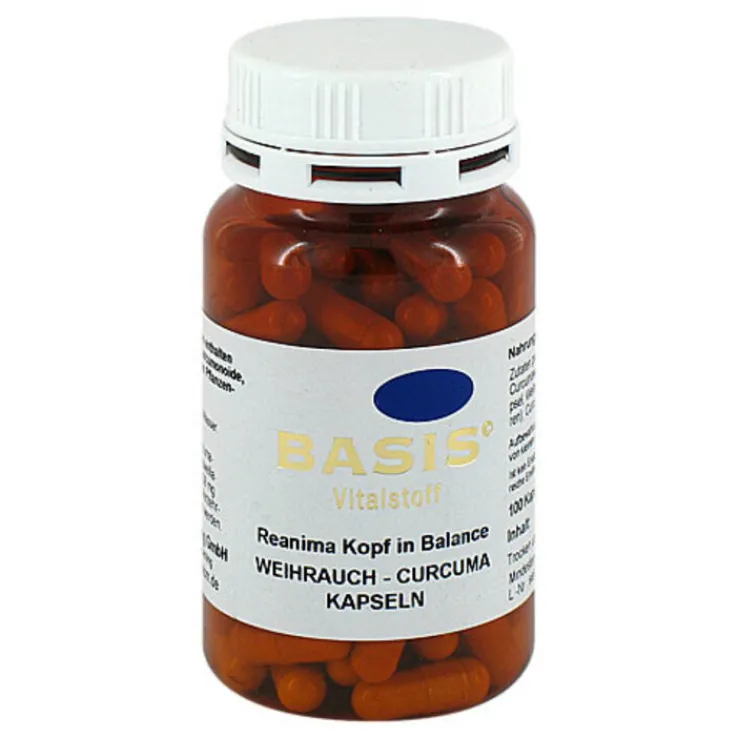 Weihrauch Curcuma Kapseln, 100 St