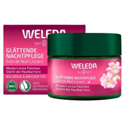 Weleda glättende Nachtpflege Wildrose & weißer Tee, 40 ml