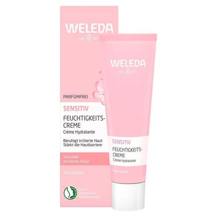 Weleda Sensitiv Feuchtigkeitscreme Mandel, 30 ml