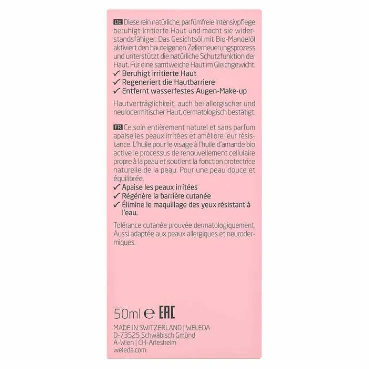 Weleda Sensitiv Multi-Effekt Gesichtsöl Mandel, 50 ml