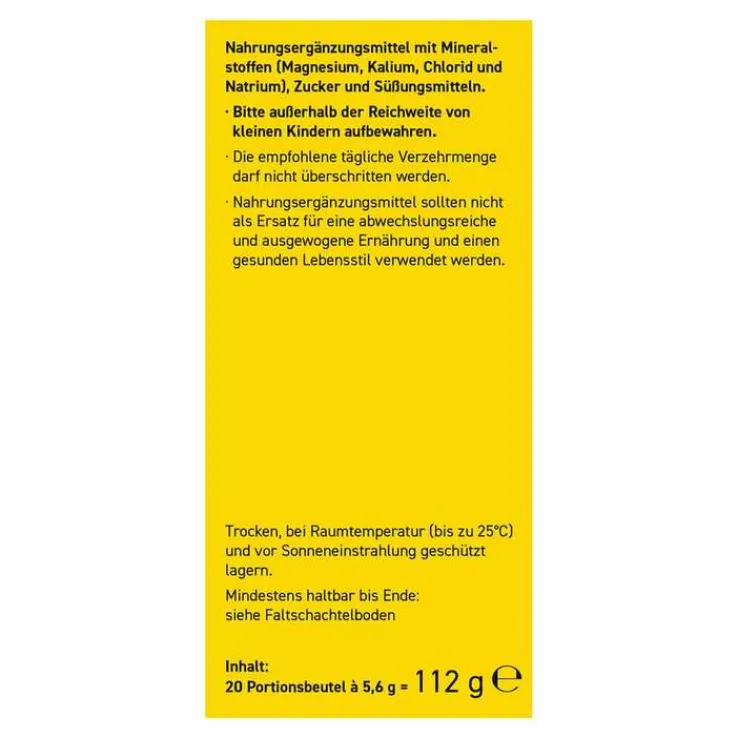 Wepa Elektrolyte Pulver Zitrone, 20X5.6 g