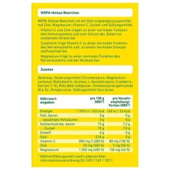 Wepa heiße Beerchen + Vitamin C + Zink + Magnesium Pulver, 10X10 g
