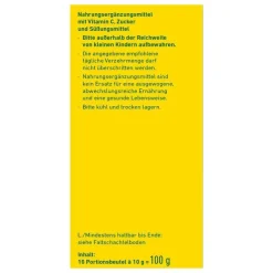 Wepa heiße Zitrone + Vitamin C Pulver, 10X10 g