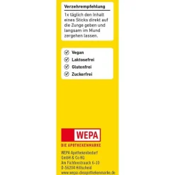 Wepa Magnesium Direkt Sticks, 20 St