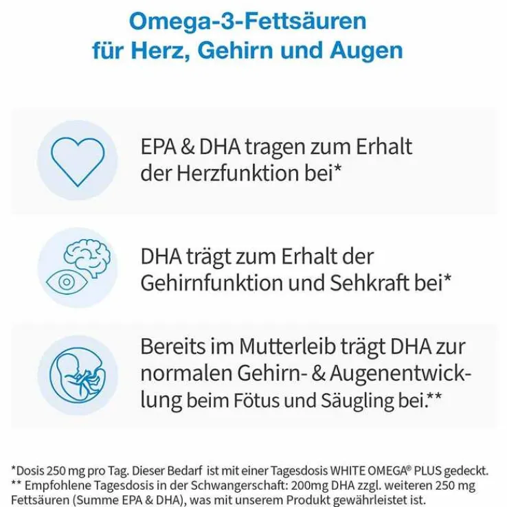White Omega Original Omega-3-Fettsäuren Weichkapseln , 90 St