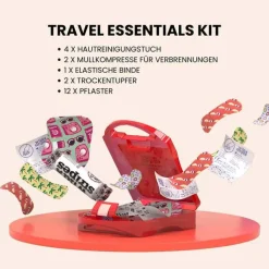 Wild Stripes Travel Essentials First Aid Kit, 21 St