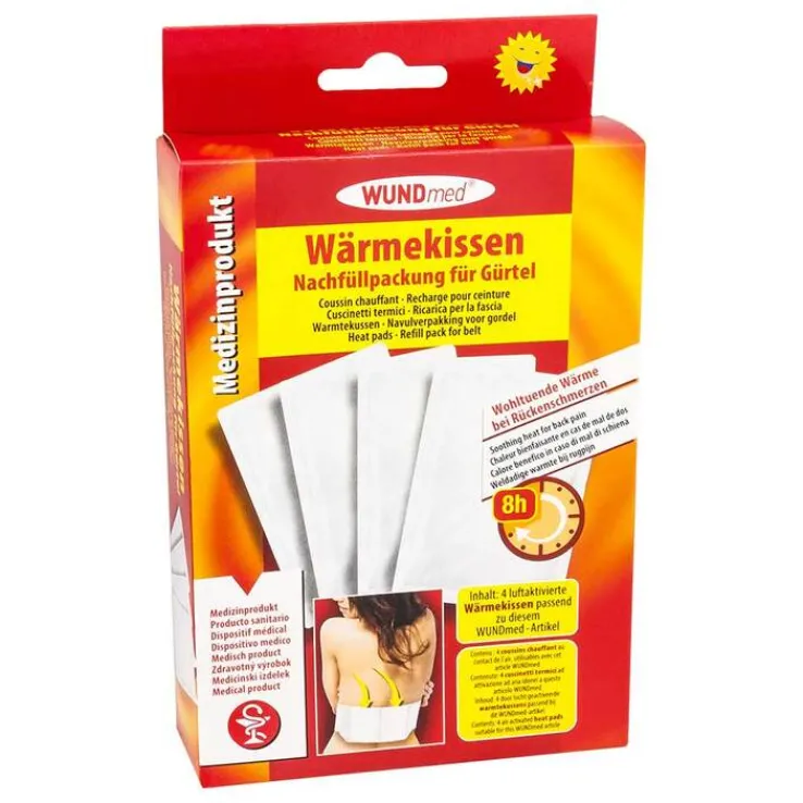 Wärmekissen Nachfüllpackung für Gürtel Einmalgebrauch, 4 St
