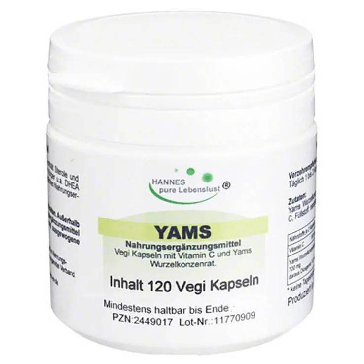 Yams Wurzel Kapseln, 120 St